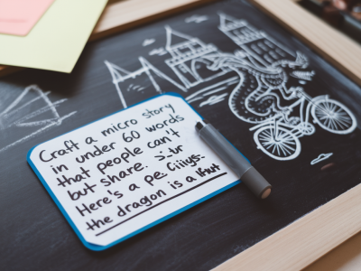 how to craft a micro-story in under 60 words that people can’t help but share