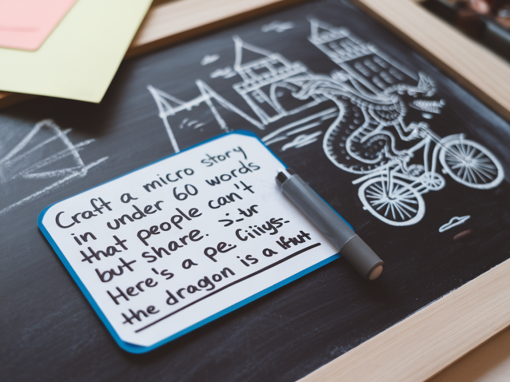 how to craft a micro-story in under 60 words that people can’t help but share