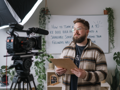 how to turn a 10-second reel idea into a shareable series your followers will love