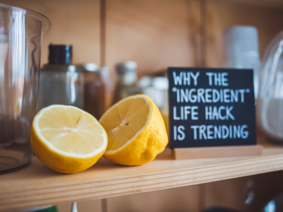 why the “one ingredient” life hack is trending and which household staples work best