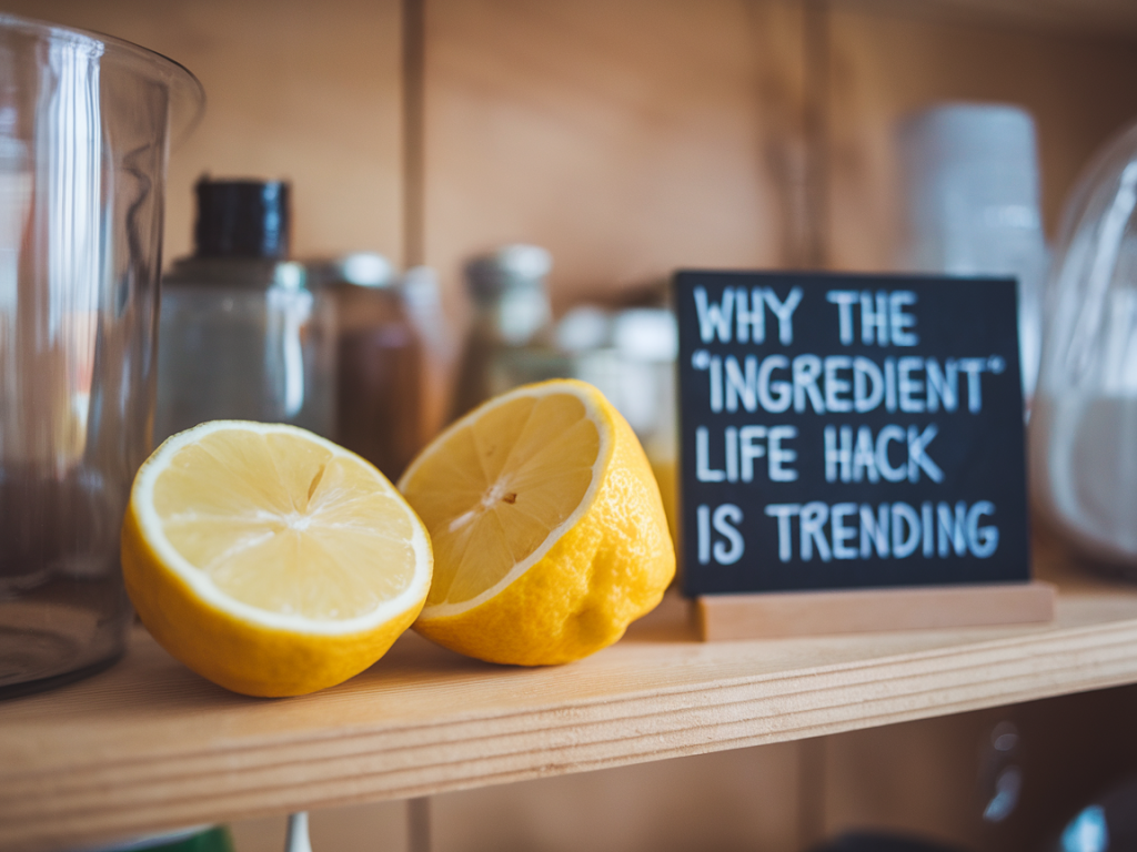 why the “one ingredient” life hack is trending and which household staples work best
