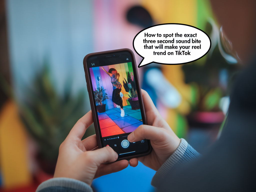 How to spot the exact three-second sound bite that will make your reel trend on tiktok