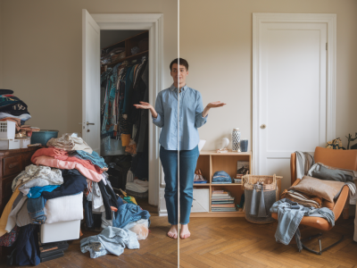 how to film a satisfying before-and-after cleaning clip that actually trends