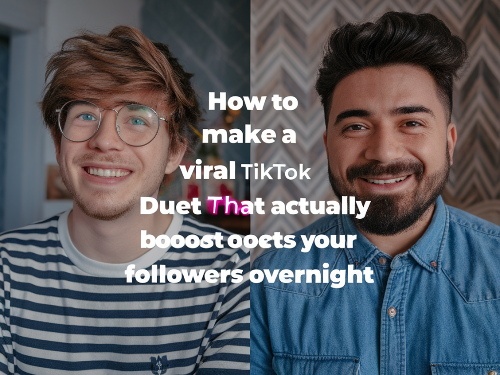 how to make a viral tiktok duet that actually boosts your followers overnight